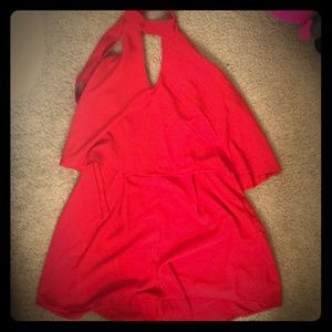 Charlottes Russe red romper